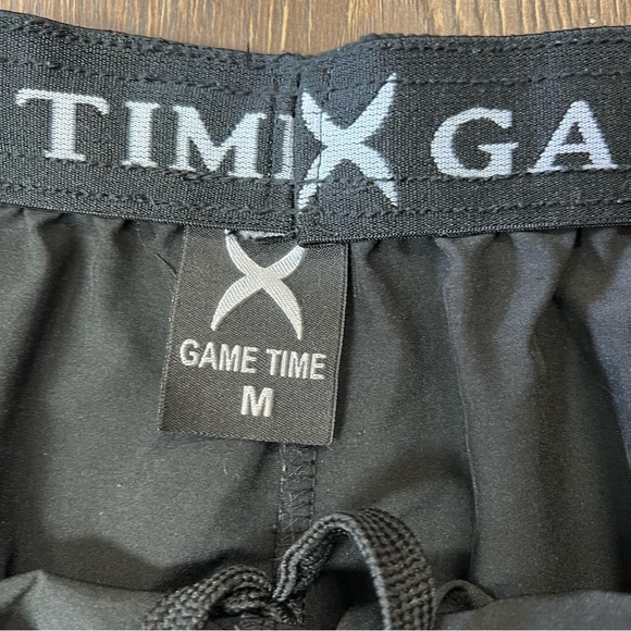 Men's Game Time Black Athletic Shorts SZ MED - Picture 4 of 5